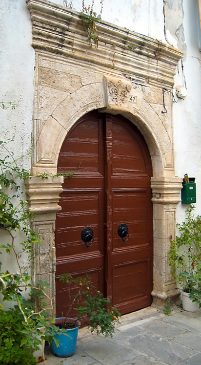Door of a Venetian house in Rethymno