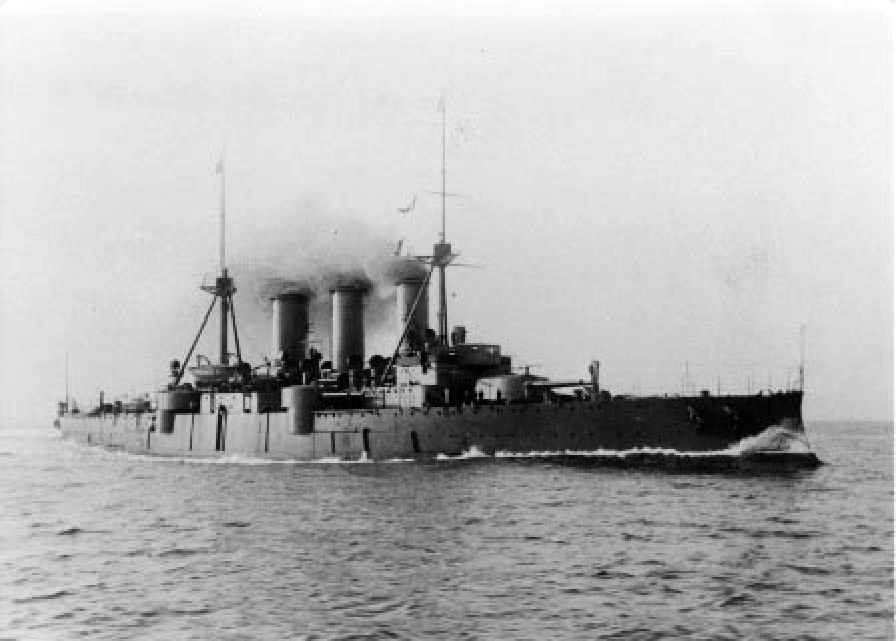 Armored cruiser Georgios Averof, flagship (and star) of the 1912 Greek fleet