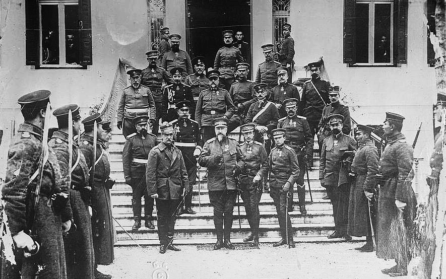 King George of Greece and Tsar Ferdinand of Bulgaria in Salonika